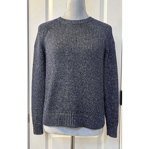 J. Crew Women's Metallic Sweater Side Slit XS Holiday New Year Shimmery Party - Picture 1 of 5